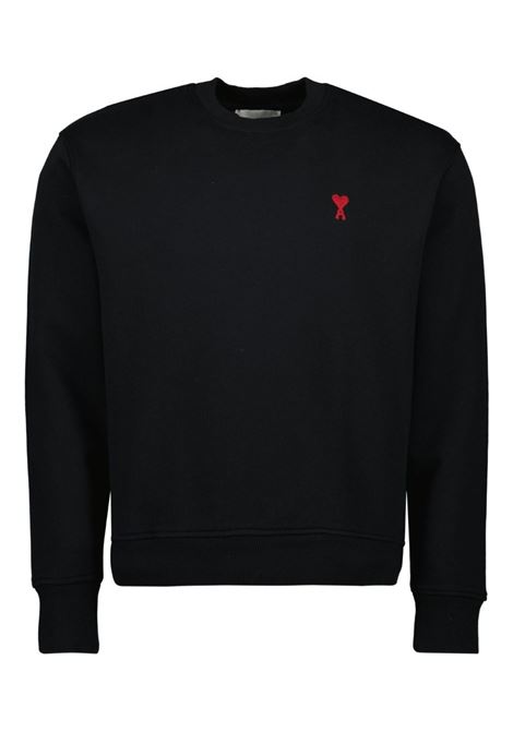 adc sweatrshirt man black AMI PARIS | BFUSW035.730001